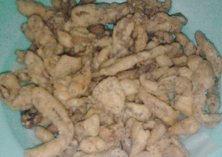 Usus goreng crispy