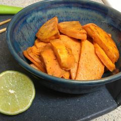 A picture of Fried Sweet Potatoes with Lime.