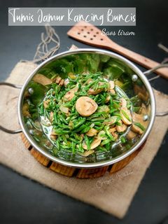 Foto resep Tumis jamur kancing buncis saos tiram