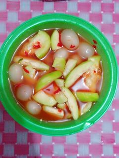 Foto resep Asinan rambutan dan kedondong pedas asam manis