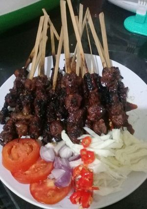 Foto resep Sate Kambing Empuk Enak