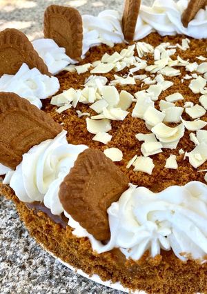 Una foto de Tarta de galletas Lotus