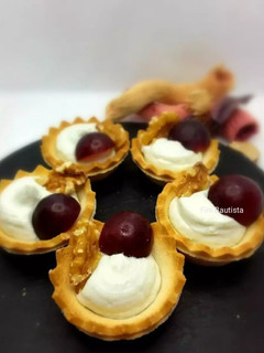 Foto principal de Canapés tartaletas de crema de queso azul
