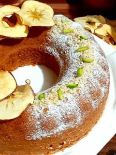 عکسی از دستور کیک سیب و شیره انگور
