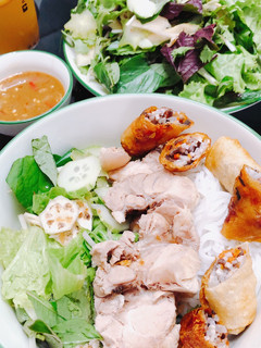 Hình của món Bún mắm nêm.