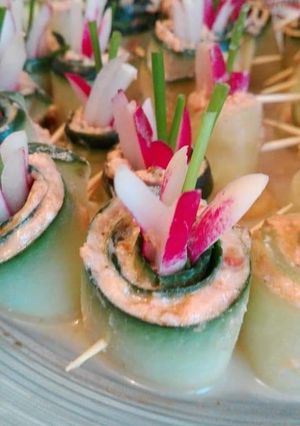 Une photo de Maki de légumes