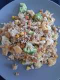 Arroz con toque oriental