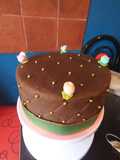 Decoración de torta fondant