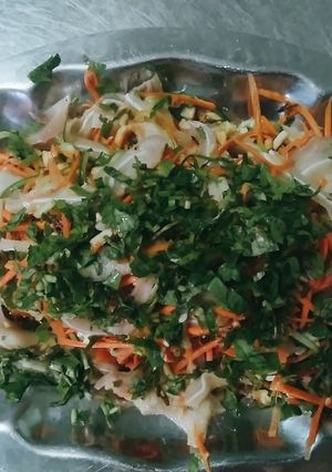 Hình của món Nộm tai heo đơn giản.