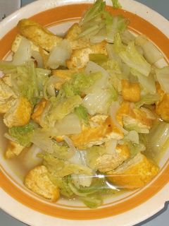 Foto resep Oseng Sawi Putih Tahu