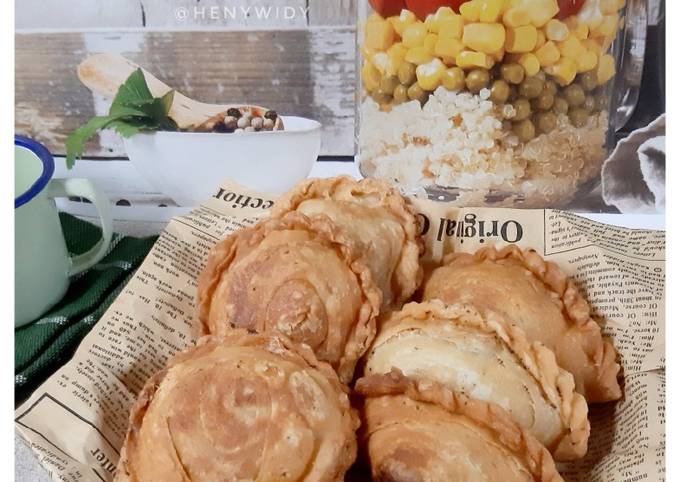 Resep Curry puff /karipap/pastel singapore, Bikin Ngiler