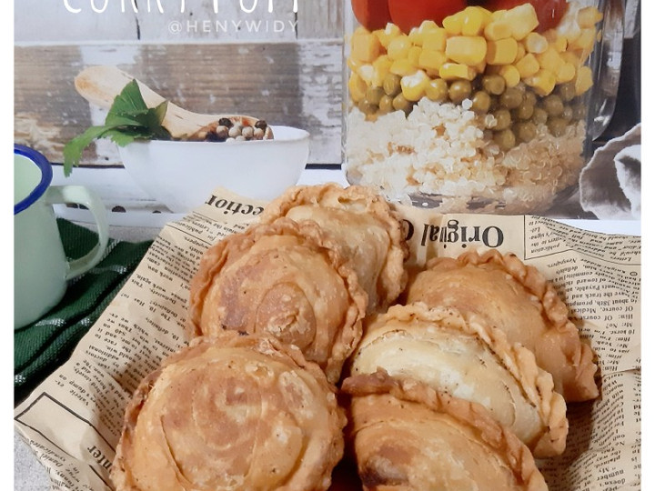 Resep Curry puff /karipap/pastel singapore, Bikin Ngiler