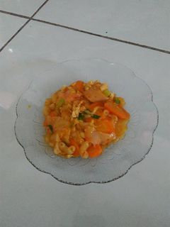 Foto resep Seblak macaroni wortel