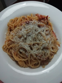 Una foto de Spaguettis alla carbonara EXPRESS!!
