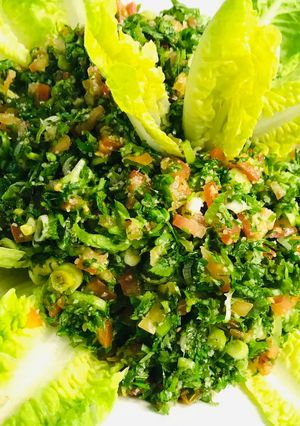 صورة لوصفة يمي اطيب تبولة لبنانية 😋
