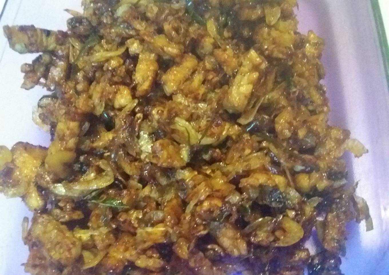 Kerik tempe udang rebon