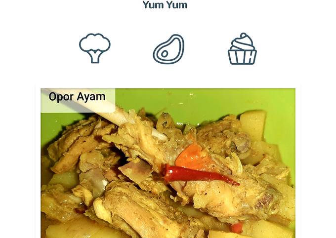 Opor Ayam Bumbu Indofood - cookandrecipe.com