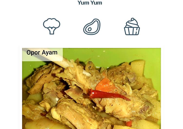 Resep Opor Ayam Bumbu Indofood, Bikin Ngiler