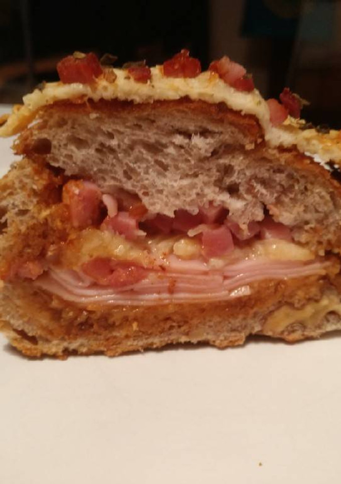 Una foto de Pan de pizza