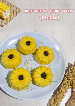 Foto resep Bolu kukus jagung manis (1 telur)