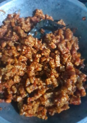 Foto resep Tempe orek trikacang medan pedas manis