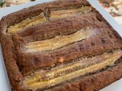 Una foto de pan de plátano vegano