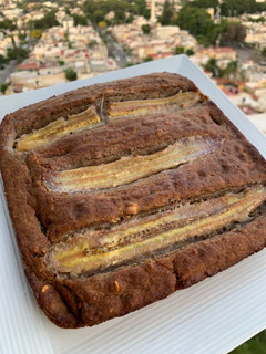 Una foto de Pan de plátano vegano