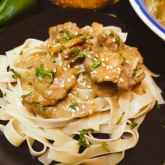 Beef Stroganoff A picture of Beef Stroganoff.
