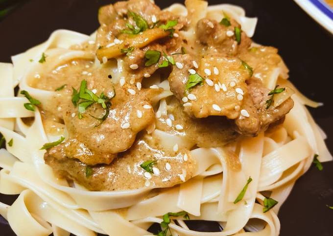 Beef Stroganoff