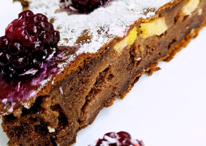 Шоколадно-банановый пирог рецепт – Выпечка и десерты. «Еда»