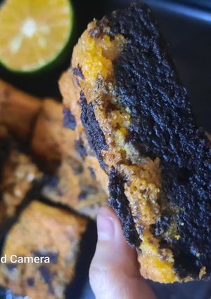 Foto resep Cemilan sehat Anak cheese Brownies enak Keju simpel No mixer