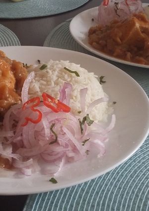 Una foto de Carapulcra de pollo