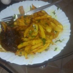 A picture of Chips masala.