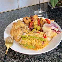 A picture of Couscous salad.