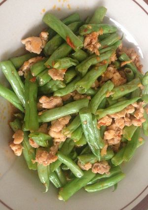 Foto resep Buncis cah ayam cincang
