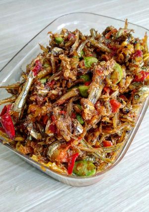 Foto resep Sambal teri pete