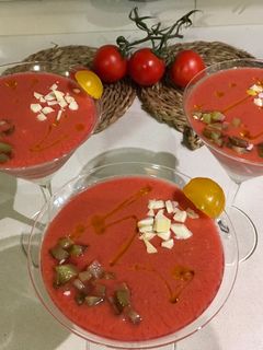 Una foto de Gazpacho de remolacha