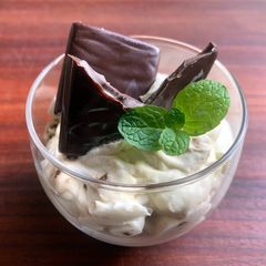 A picture of Choc Ripple Biscuit & Mint Cream Dessert.