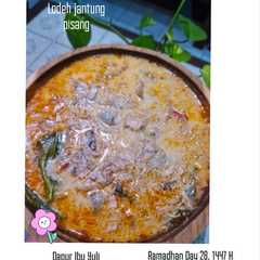 รูปของ Lodeh jantung pisang