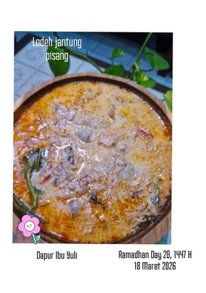 Foto resep Lodeh jantung pisang