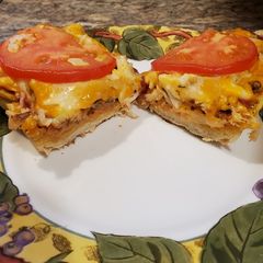 A picture of Brad's cheesey crab loaf.