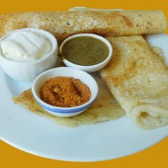 A picture of Sago Dosai (Javvarisi dosai in tamil. Sabudhan).