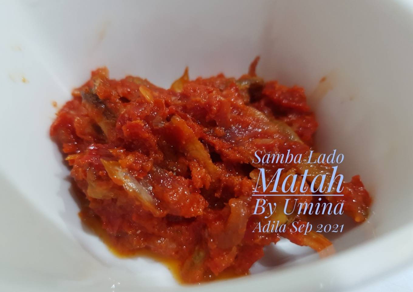 Samang Lado Matbal (Minang Raw Sambal)