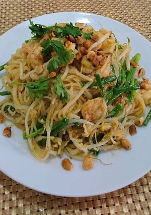 Hình của món Hủ tiếu xào kiểu thái.