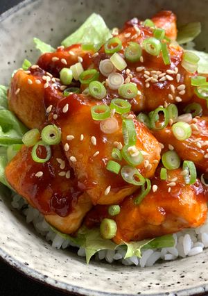 A picture of Gochujang Chicken Rice Bowl.