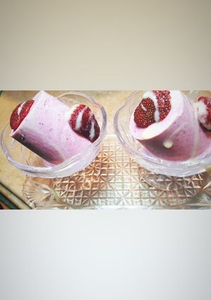 A picture of Strawberry ice cream.