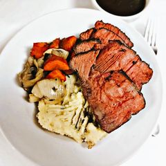 Oven Tip Roast With Carrots And Onions A picture of Oven Tip Roast With Carrots And Onions.