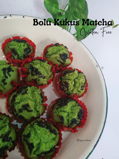 Foto resep Bolu Kukus Matcha Gluten Free