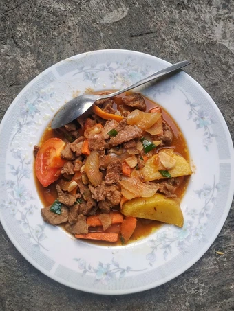 Langkah Mudah untuk Menyiapkan Resep Bistik sapi Anti Ribet, Sempurna