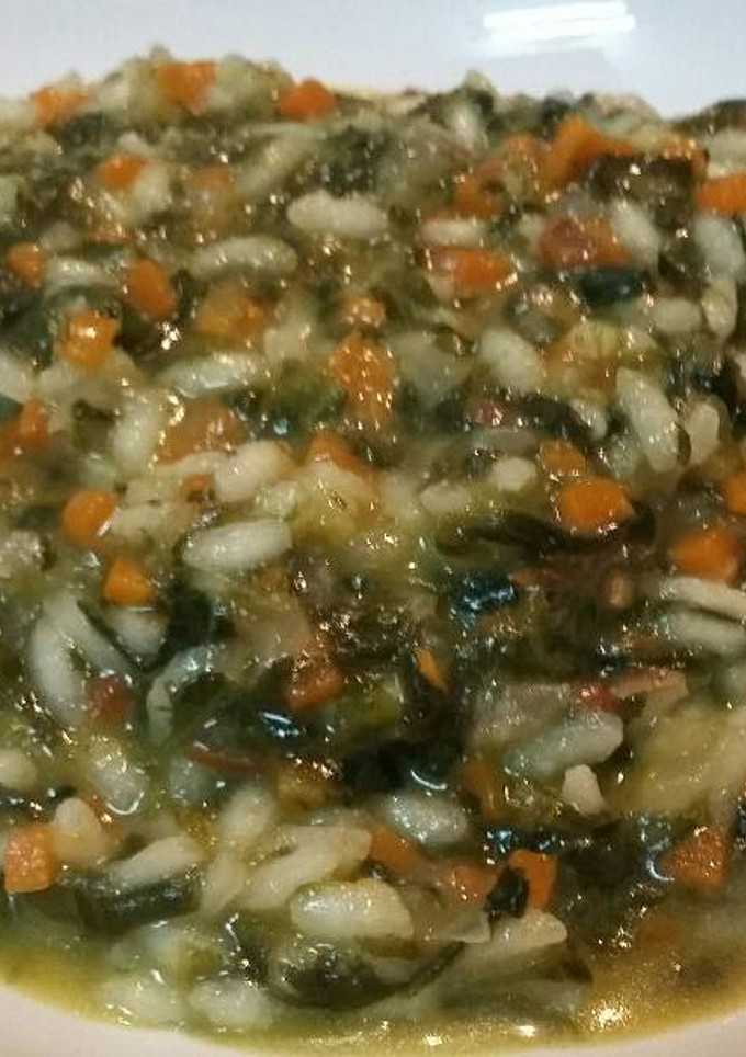 Una foto de Risotto verde